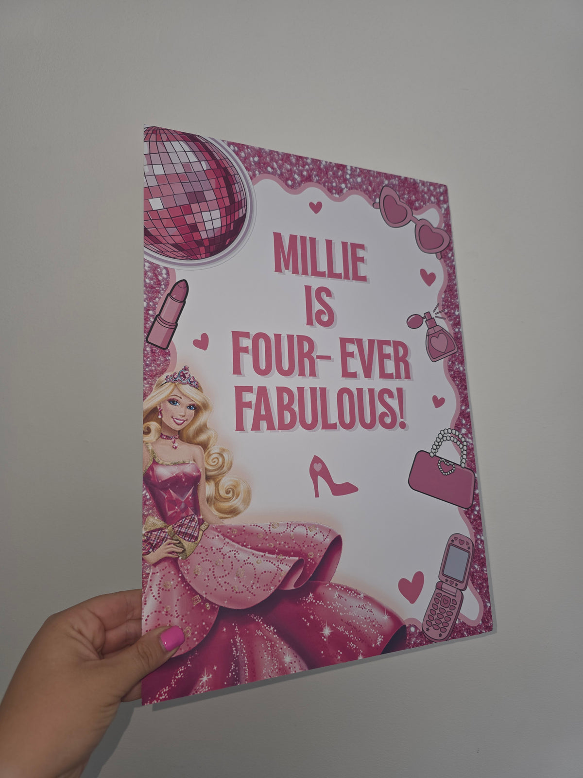 Custom Design Welcome Board Sign | Personalised Birthday, Christening, Baby Shower,  Wedding, Event Board Sign | A4, A3, A2