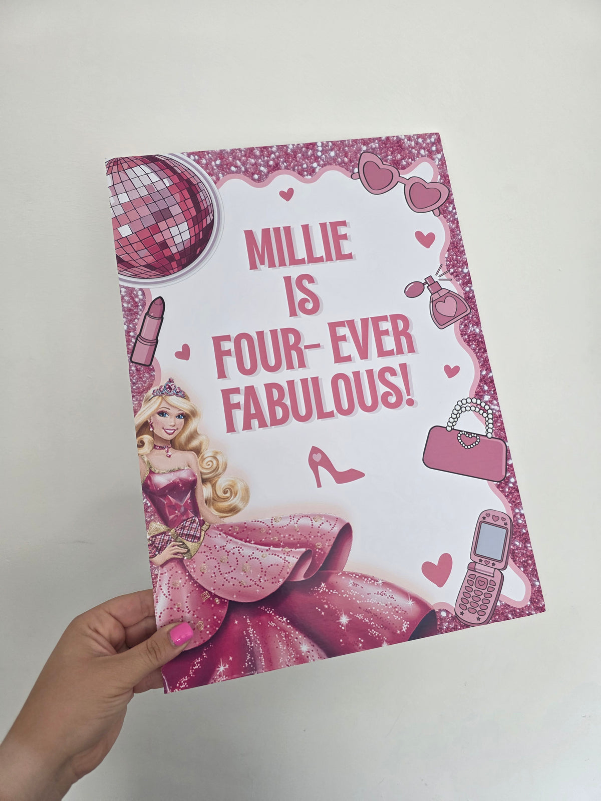 Custom Design Welcome Board Sign | Personalised Birthday, Christening, Baby Shower,  Wedding, Event Board Sign | A4, A3, A2
