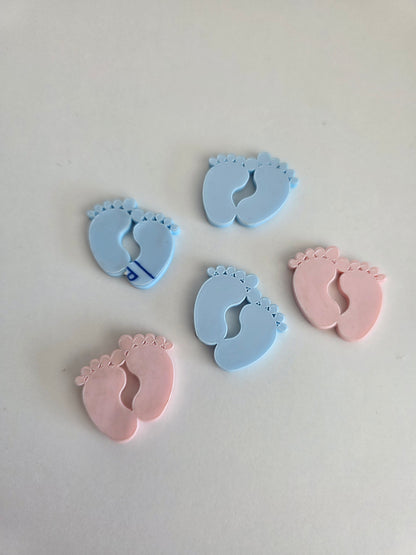 SALE - Baby Feet Acrylic Embellishments