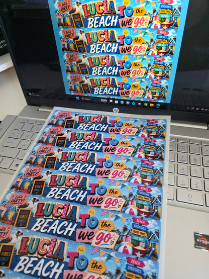 ANY DESIGN | Water Bottle Labels | Juice Bottle Labels | Custom Design - Dinky Designs