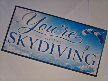 SALE - Surprise Ticket Print | You're Going Skydiving | Ticket Pass Voucher Membership | Gift Idea