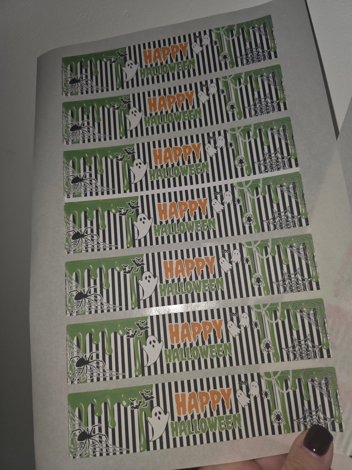 SALE - 14 x Halloween Stickers | Halloween Water Bottle Labels | Happy Halloween Stickers | Halloween Party