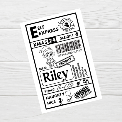 Christmas Labels | Personalised Christmas Parcel Stickers | Christmas Ideas