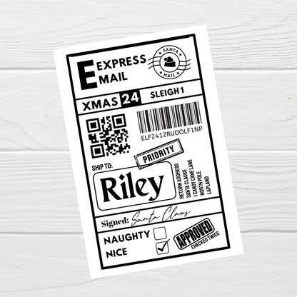 Christmas Labels | Personalised Christmas Parcel Stickers | Christmas Ideas