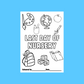 A6 Colouring Sheets | Nursery School Colouring Sheets | School Supplies