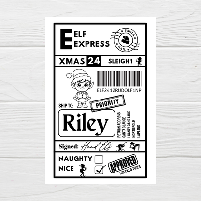 Christmas Labels | Personalised Christmas Parcel Stickers | Christmas Ideas