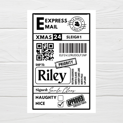 Christmas Labels | Personalised Christmas Parcel Stickers | Christmas Ideas