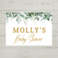 Rectangle Stickers | Greenery Leaf Eucalyptus Party Stickers | Birthday, Baby Shower, Christening, Wedding Stickers | Party Bag Stickers