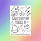 A6 Colouring Sheets | Nursery School Colouring Sheets | School Supplies