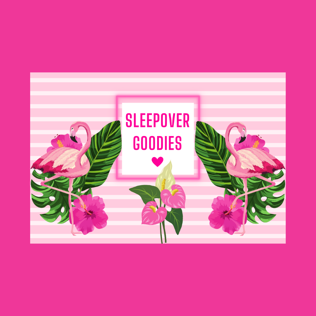 Rectangle Stickers | Flamingo Party Stickers | Flaimingo Party Stickers | Party Bag Stickers - Dinky Designs