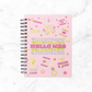 Pink Yellow Wedding Notebook | Hen Party Notebook | Wedding Hen Party Planning | Notepad