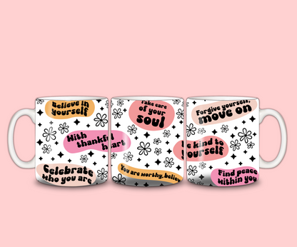 Positive Affirmations Mug | Positive Quote Mug | Gift Idea