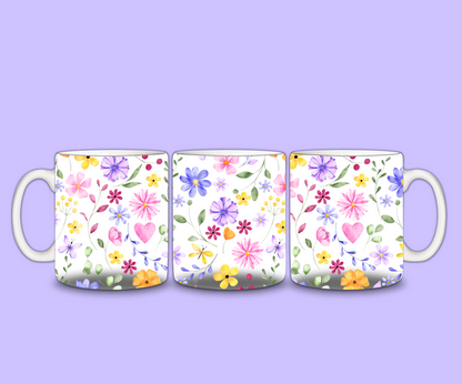 Spring Floral Mug | Floral Flower Mug | Gift Idea