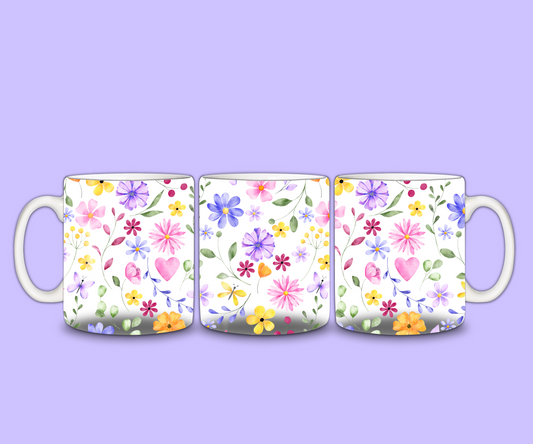 Spring Floral Mug | Floral Flower Mug | Gift Idea