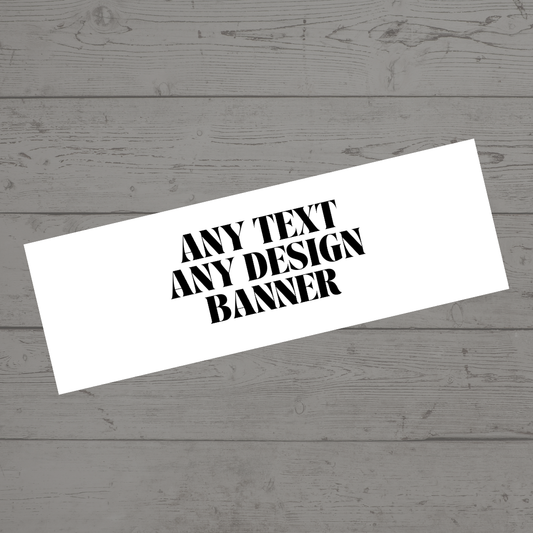 ANY DESIGN | Custom Design Banner | Personalised Birthday, Christening, Baby Shower Banner - Dinky Designs