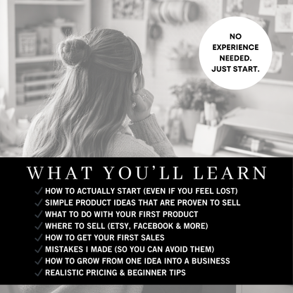 How to Start a Small Business from Home | Beginner Guide | Side Hustle Ideas | Cricut Business | Make Money Online UK | Digital Download - Dinky Designs