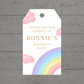 Gift Tags | Pastel Rainbow Gift Tags | Party Tags | Party Gift Tags | Pastel Rainbow Party Theme