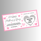 Surprise Mother's Day Ticket Print | Personalised Ticket | Mother's Day Scratch Reveal | Gift Idea