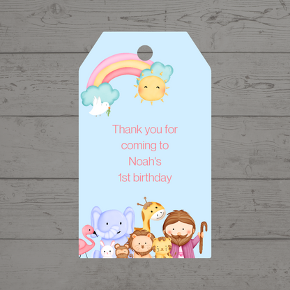 Gift Tags | Noah's Ark Party Gift Tags | Party Tags | Party Gift Tags | Noah's Ark Party Theme (Design 1)