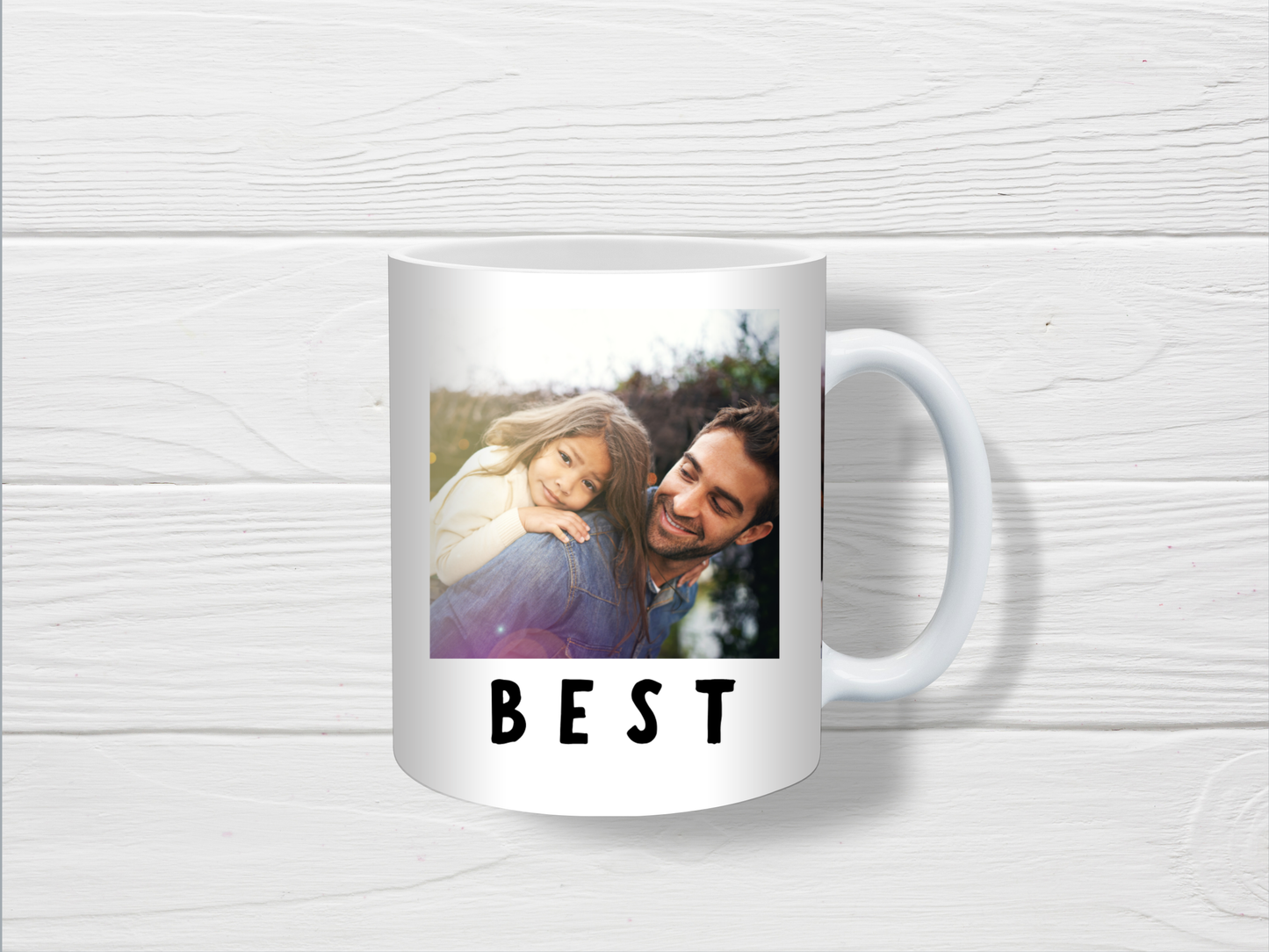 Personalised Photo Dad Mug | Best Daddy Ever Gift | Mug Gift