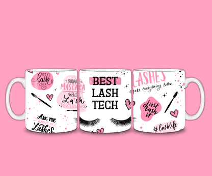 Best Lash Tech Mug | Eyelash Quote Mug | Gift Idea