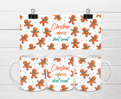 Christmas Mug | Christmas Calories Gingerbread Mug | Gift Idea
