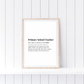 Definition Print | Primary School Teacher | Teacher Gift Idea | Design 1