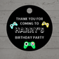 Gaming Gift Tags | Gaming Birthday Gift Tags | Circle Gift Tags