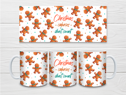 Christmas Mug | Christmas Calories Gingerbread Mug | Gift Idea