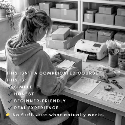 How to Start a Small Business from Home | Beginner Guide | Side Hustle Ideas | Cricut Business | Make Money Online UK | Digital Download - Dinky Designs