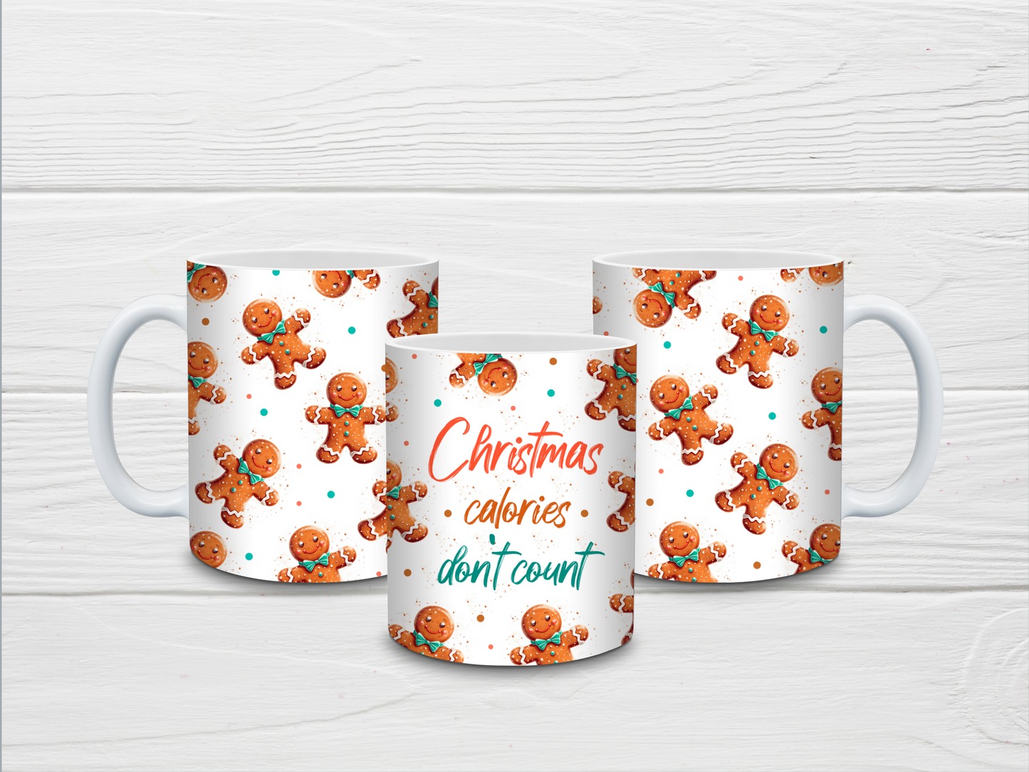 Christmas Mug | Christmas Calories Gingerbread Mug | Gift Idea