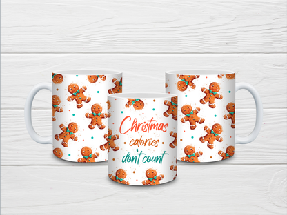 Christmas Mug | Christmas Calories Gingerbread Mug | Gift Idea