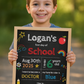 Children's First Day Of School | New School Year | School Milestone Print | Memories Keepsake