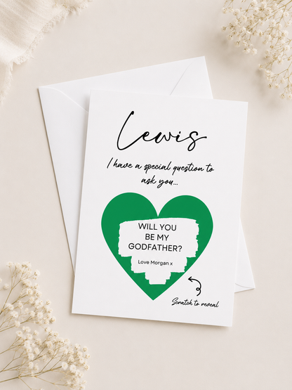Scratch Card | Surprise Card | Special Question, Guess What? - Scratch Reveal A6 Card - Dinky Designs