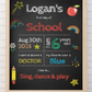 Children's First Day Of School | New School Year | School Milestone Print | Memories Keepsake