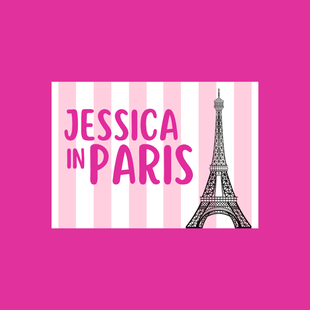 Rectangle Stickers | Party Stickers | In Paris Hen Party Stickers | Party Bag Stickers