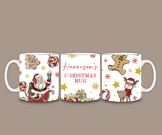 Christmas Mug | Personalised Santa Mug | Gift Idea