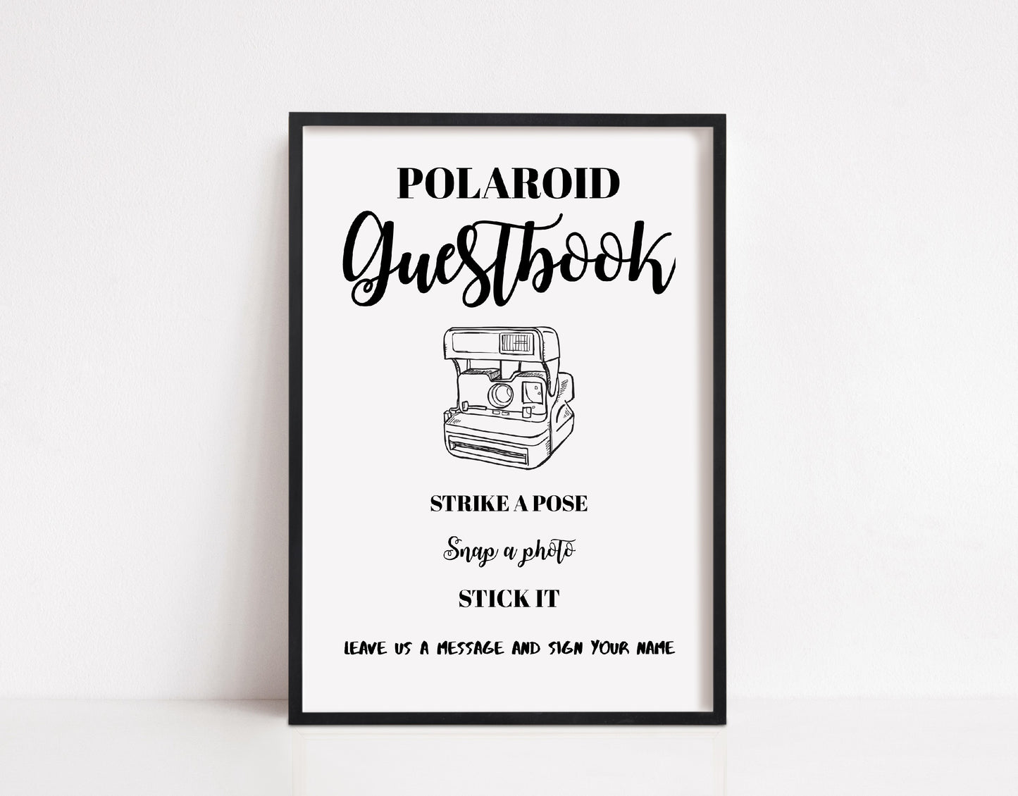 Wedding Print | Polaroid Guestbook Print | Party Print | Event Print