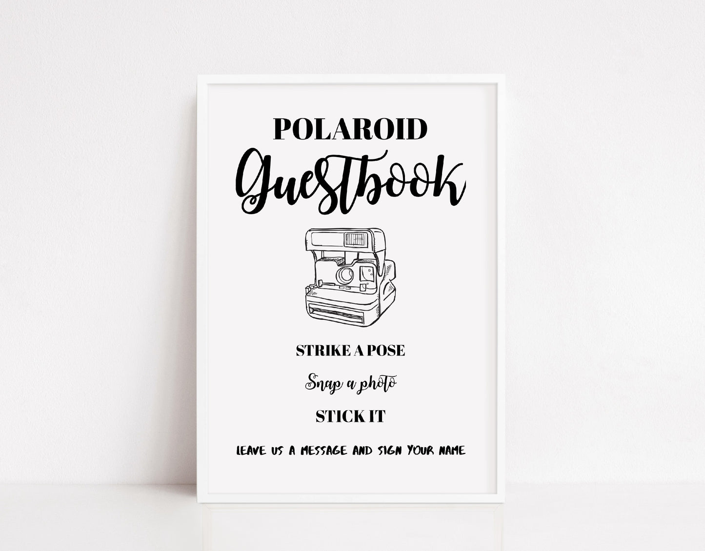 Wedding Print | Polaroid Guestbook Print | Party Print | Event Print