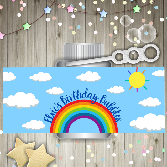 Bubble Wrapper Sticker Labels | Rainbow Bubble Labels | Bubble Stickers | Bubble Party Favours | Party Stickers