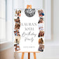 Glitter Disco Image Photo Welcome Board Sign | Personalised Birthday Board | Birthday Party Sign | A4, A3, A2