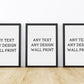 ANY DESIGN Custom Prints | Custom Made Prints | Set Of 3 Prints