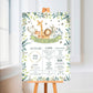 Personalised Green Safari Jungle Welcome Board Sign | Safari Jungle First Birthday Board | Birthday Party Sign | Safari Jungle Party Theme | A4, A3, A2
