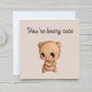 Cute Card | You're Beary Cute Card | Friend Card | Couple Card | Design 2