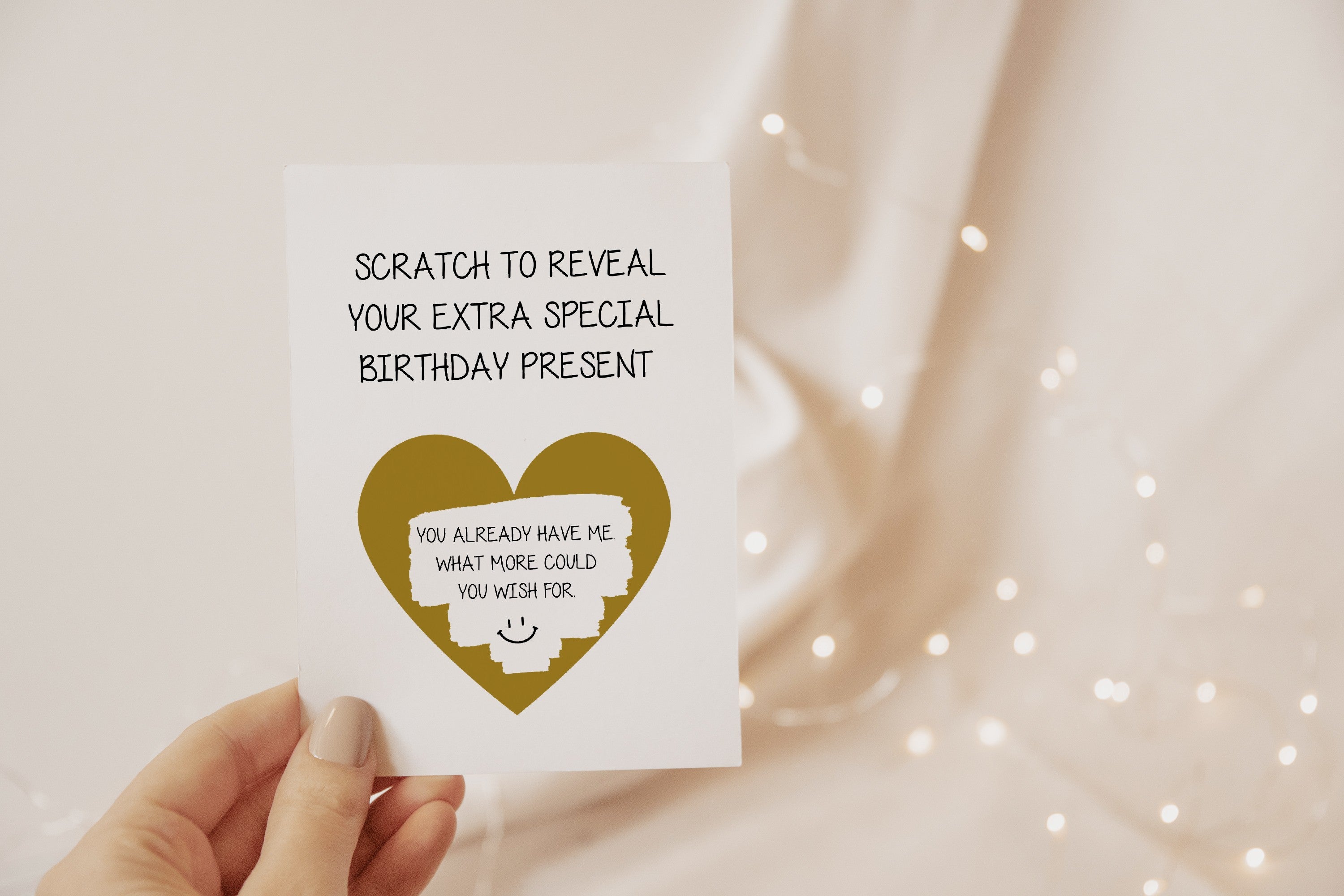 Funny Birthday Surprise Scratch Off Card – Happy Birthday Scratch Card With Envelope By Witty Print Company