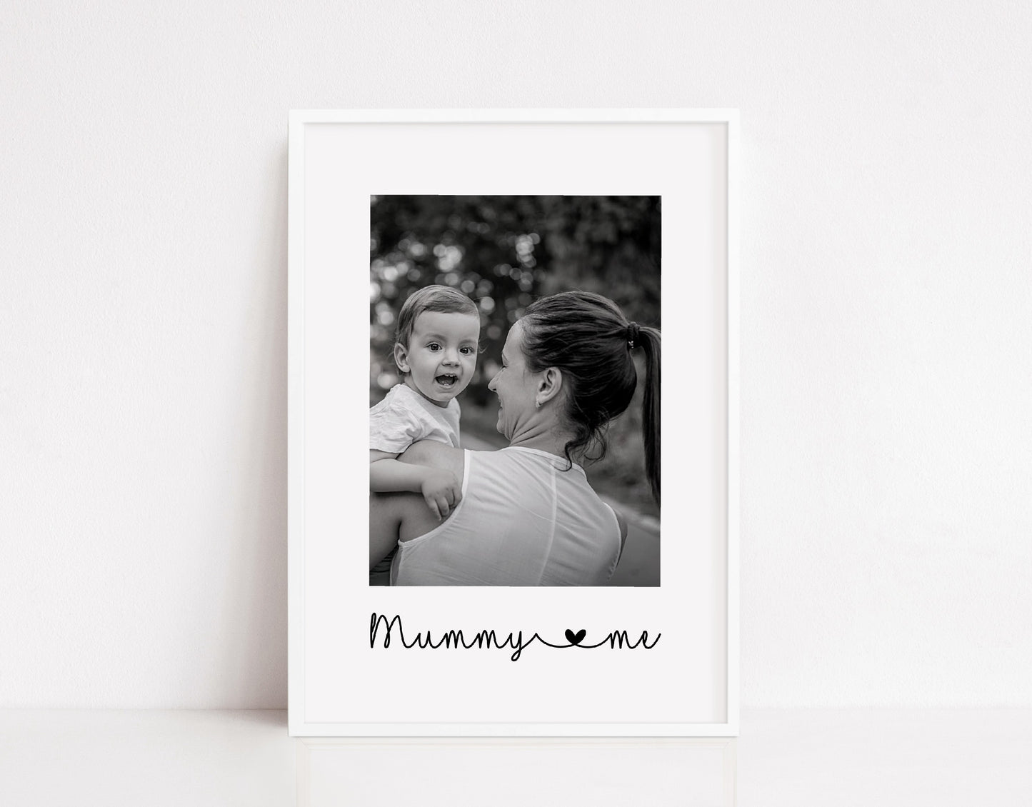 Mother's Day Print | Mummy & Me Print | Personalised Photo Image Print