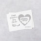 A6 Silver Grey Surprise Ticket Print | Personalised Valentine Ticket | Valentine Scratch Reveal | Gift Idea