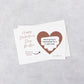 A6 Rose Gold Surprise Ticket Print | Personalised Valentine Ticket | Valentine Scratch Reveal | Gift Idea