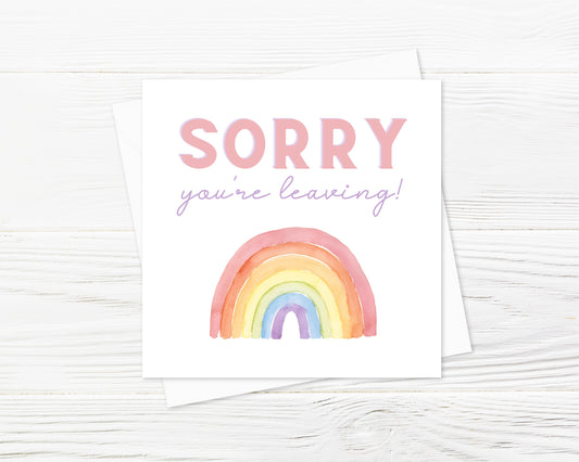 Sorry You're Leaving Card | Work Colleague Card | Design 1