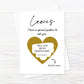 Gold Scratch Card | Surprise Card | Godmother - Godfather Scratch Reveal Card